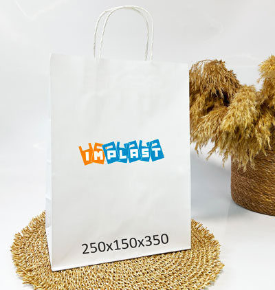 Паперовий крафт пакет 250*150*350